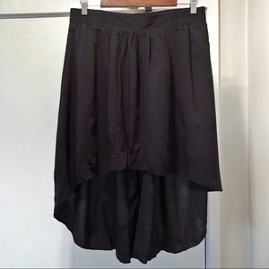 LOFT Black High-Low Skirt, S